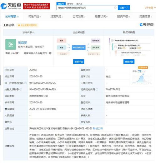 阿里巴巴等在海南成立新公司 業務聚焦數據處理、進出口代理與報關服務